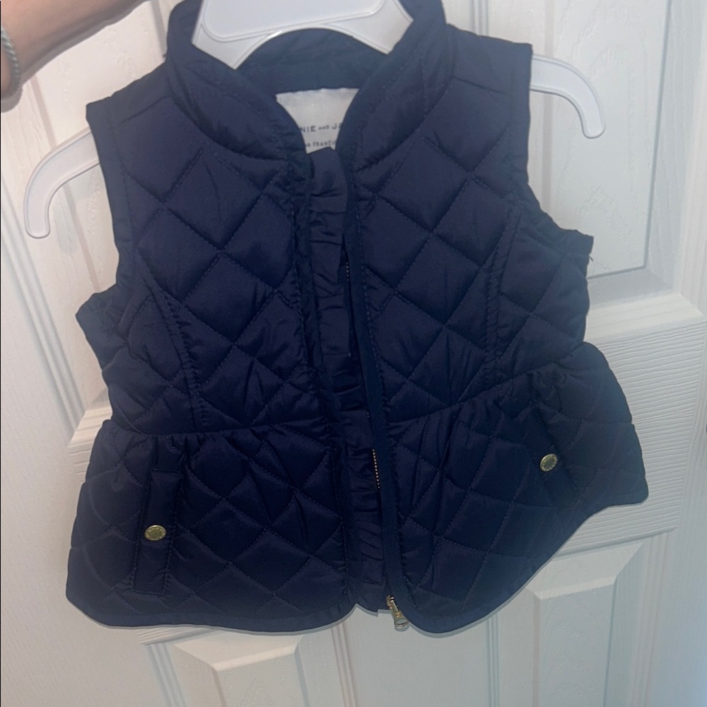Quilted Navy Kids Vest - Janie & Jack